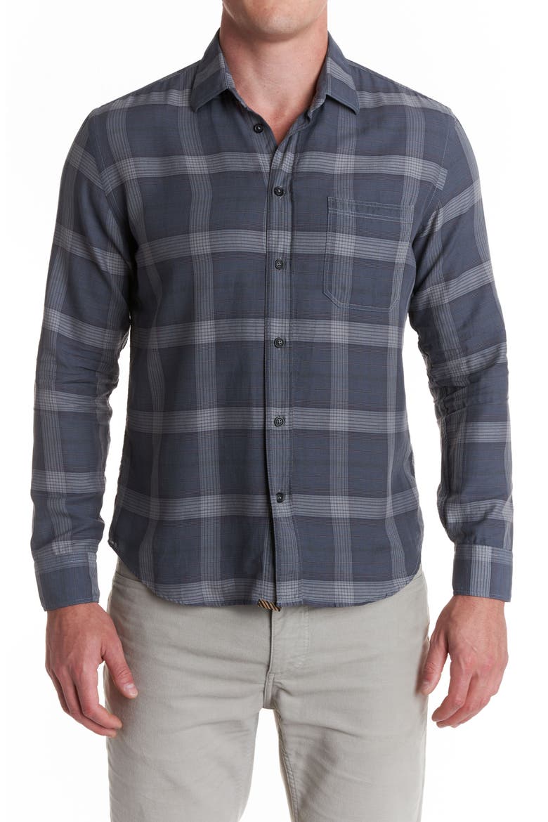 Tuscumbia Standard Fit Plaid Button-Up Shirt, Main, color, GREY/ MULTI