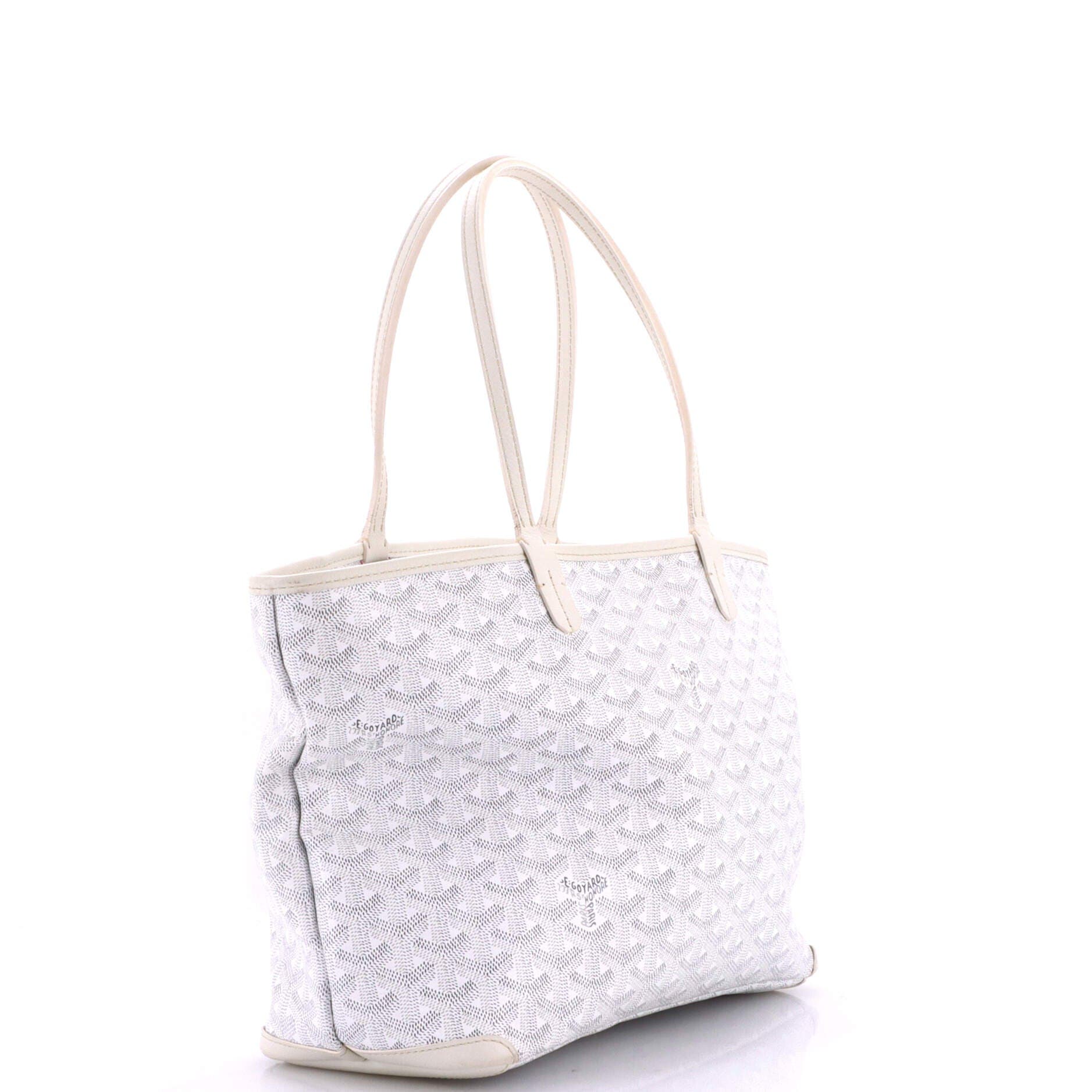 Artois Tote Coated Canvas PM, Alternate, color, White