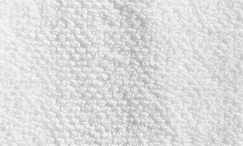 Woven & Weft Textured Single Bath Towel In Optic White