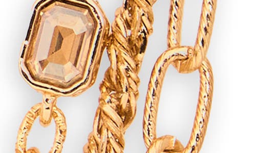 Saachi Crystal Cascade Chain Necklace In Gold