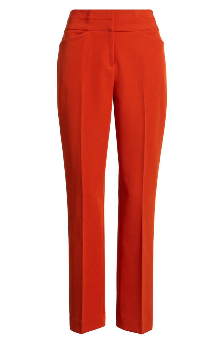 Tahari ASL Bootcut Pants, Alternate, color, Persimmon