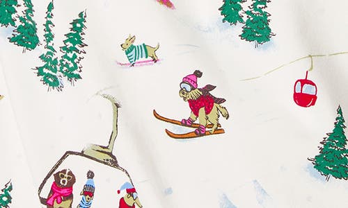 Bedhead Pajamas Holiday Print Stretch Organic Cotton Pajamas In Multi