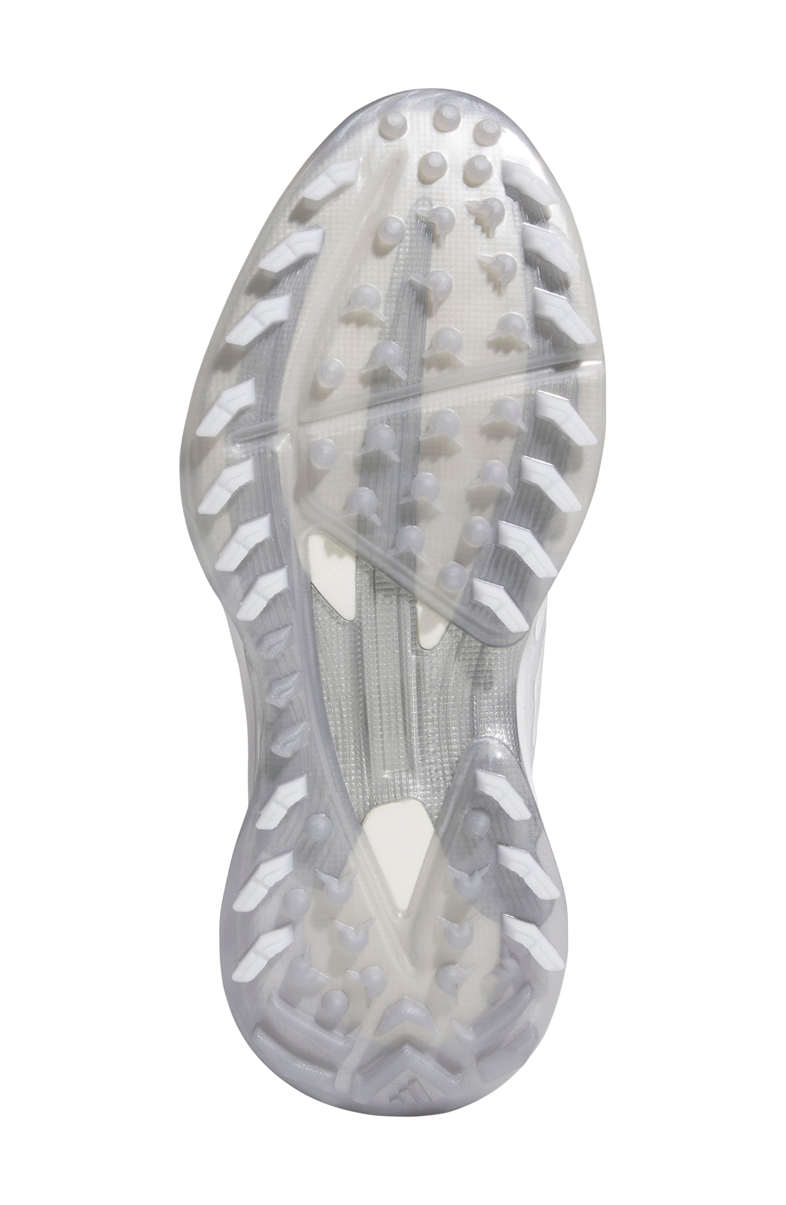 adidas Adizero ZG Golf Shoe, Alternate, color, White/ Silver Met./ Grey Two