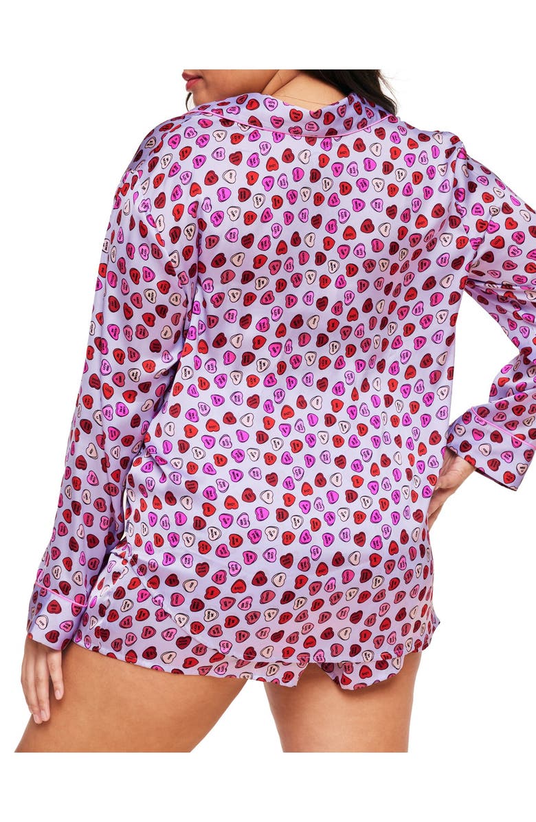 Adore Me Sammi Pajama Set, Alternate, color, Heart Purple