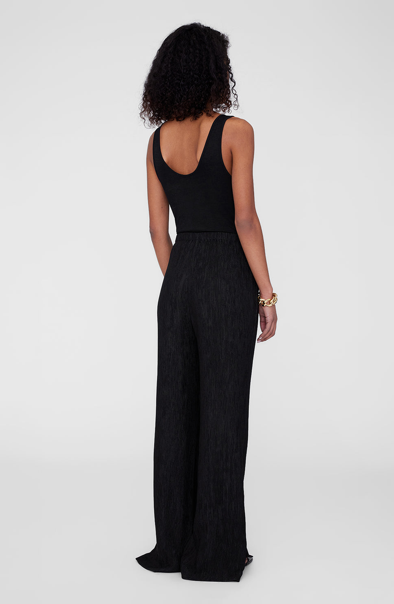 ANINE BING Aden Pant, Alternate, color, Black