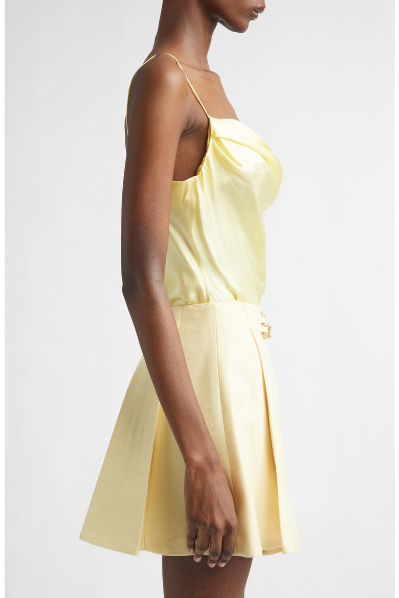 Thin Straps Silk Satin Camisole, Alternate, color, 1GD PALE YELLOW