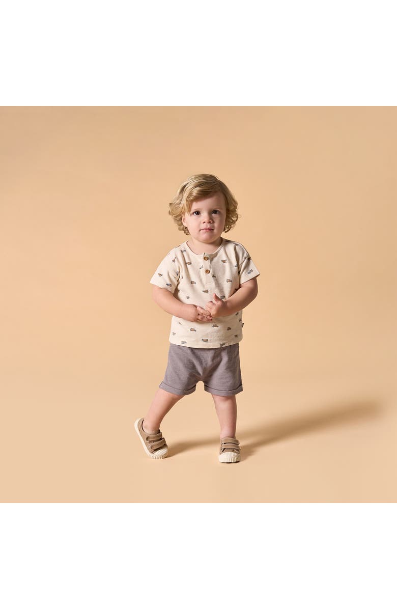 Modern Moments<sup>™</sup> by Gerber Henley Shirt and Shorts Set, Alternate, color, Beach Buggys