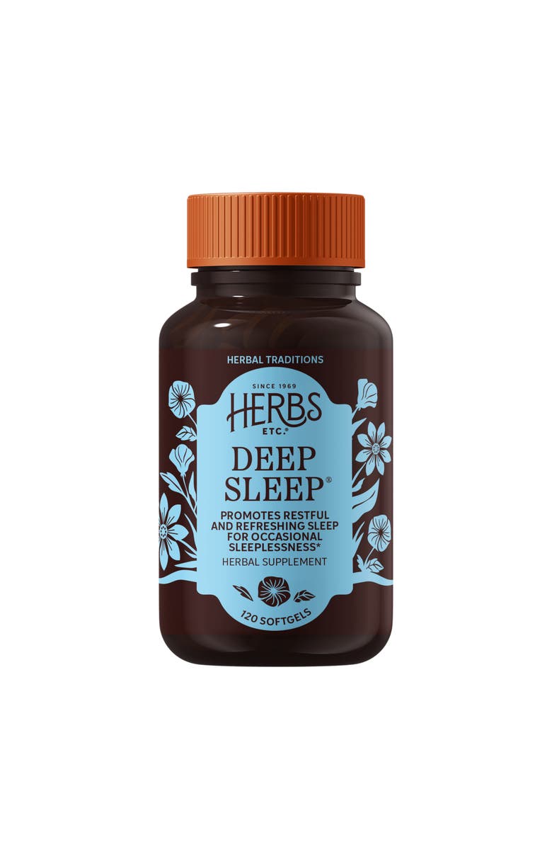 Herbs Etc. Deep Sleep Herbal Sleep Support Softgels, 120 Count, Main, color, NO COLOR