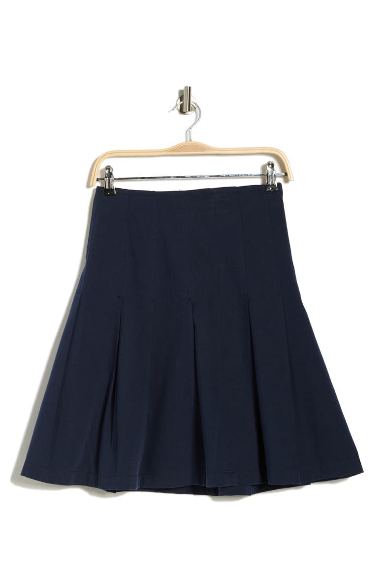 Pleated Miniskirt, Alternate, color, BRIGHT NAVY