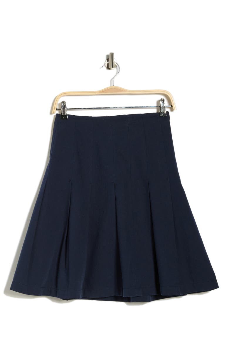 DL1961 Pleated Miniskirt, Alternate, color, Bright Navy