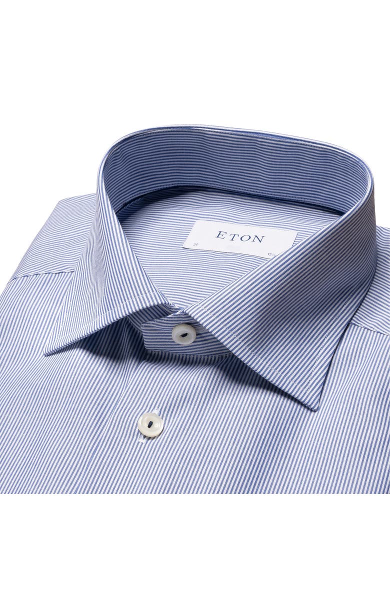 Eton Slim Fit Stripe Dress Shirt, Alternate, color,