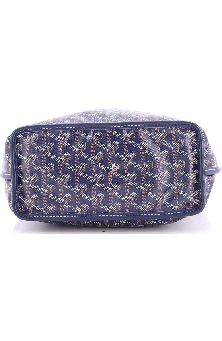 Pre-Owned Goyard Anjou Reversible Tote Coated Canvas Mini, Alternate, color, Blue