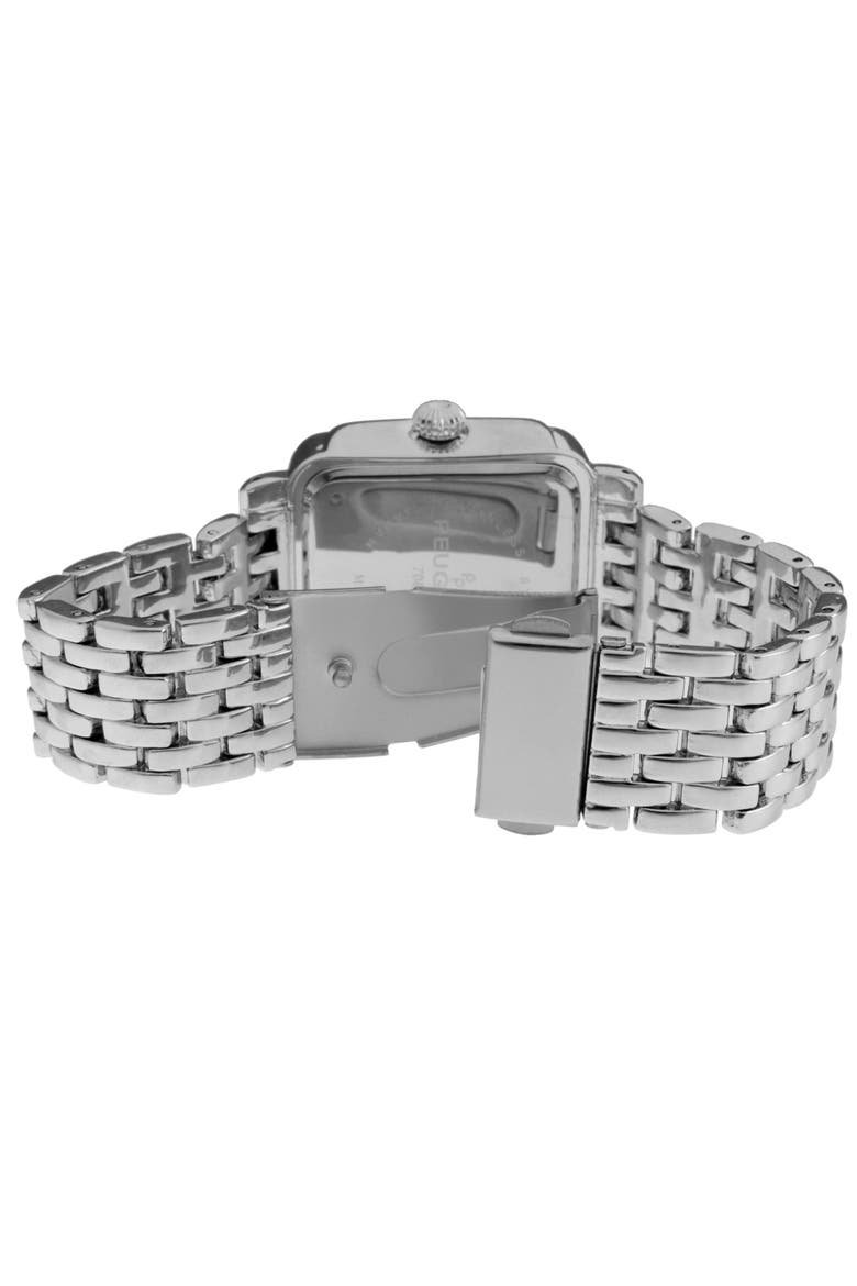 Panther Square Tank Bracelet Watch- 36x30MM, Alternate, color, Silver