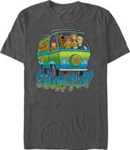 Scooby Doo Men's Colorful Van Shot Short Sleeve Graphic T-Shirt