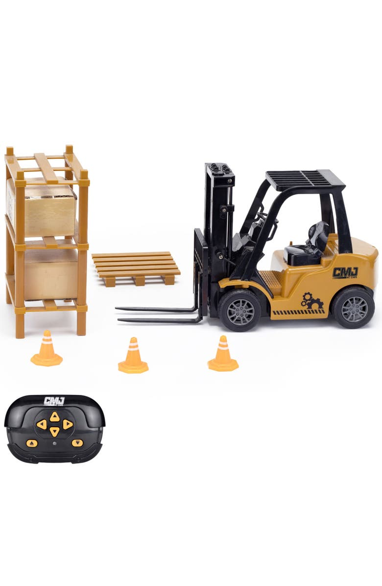CMJ RC Cars Forklift Truck 1/16 Scale Remote Control Vehicle, Main, color, Multicolored