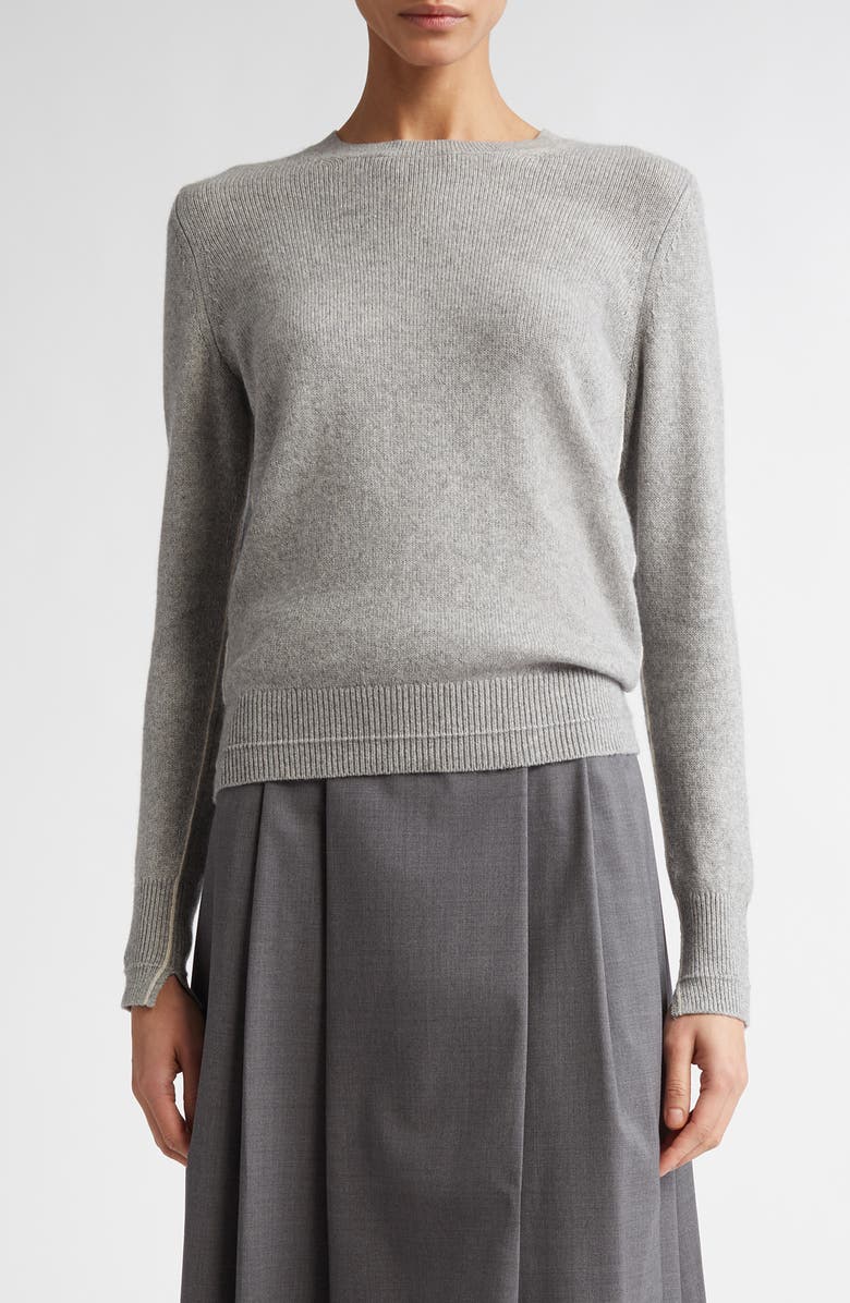 Maria McManus Featherweight Recycled Cashmere & Organic Cotton Blend Sweater, Main, color, 
