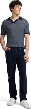Onia Textured Cotton Johnny Collar Polo