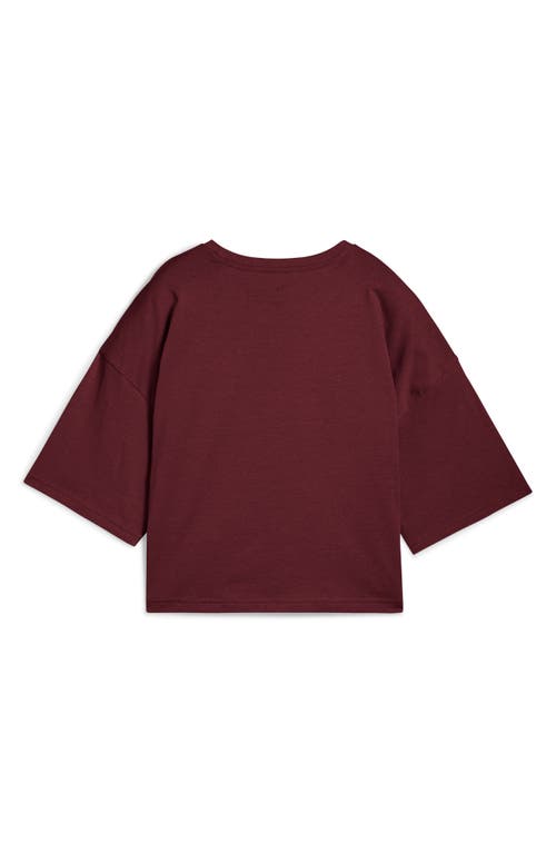 Puma Wardrobe Essential Oversize T-shirt In Red