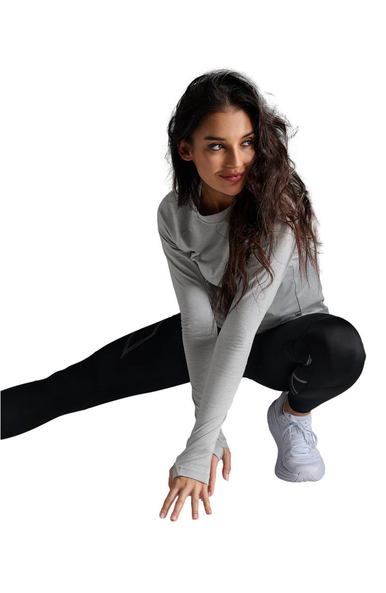 2XU Women
s Ignition Shield Compression Tights, Alternate, color, Black/Black Reflective