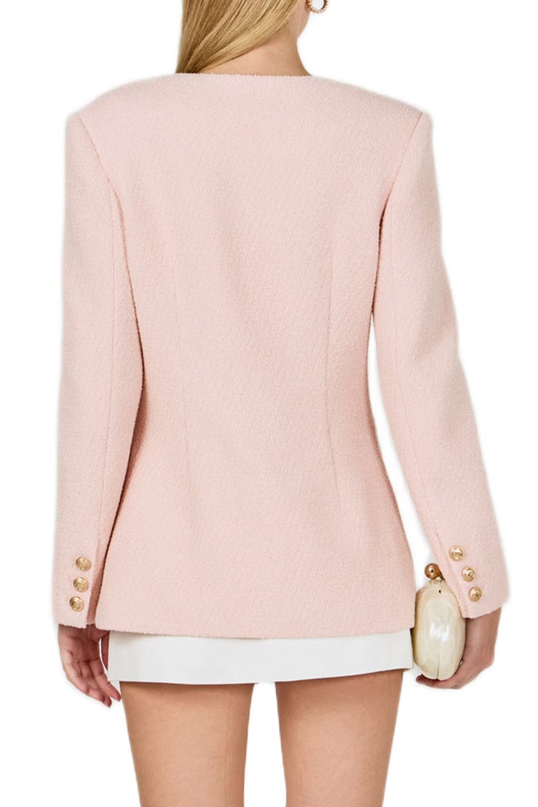Tweed Jacket, Alternate, color, PETAL PINK
