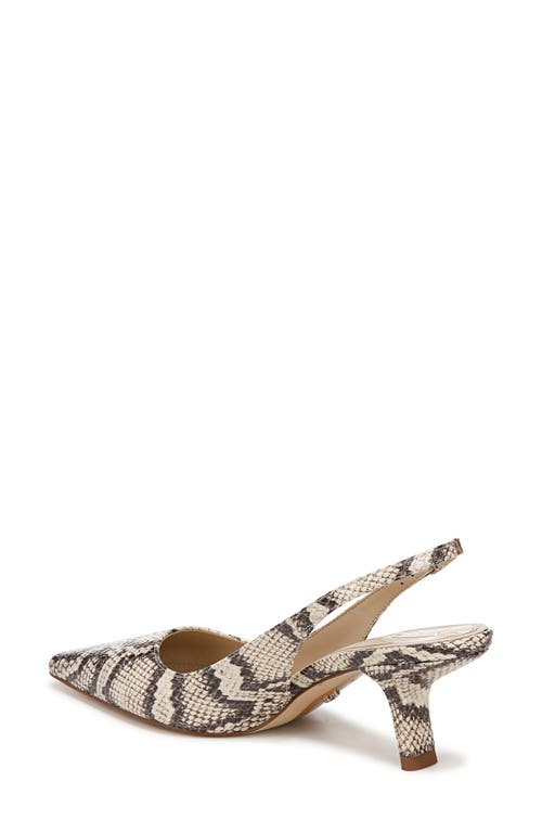 Sam Edelman Bianka Slingback Pump Roccia Python Leather