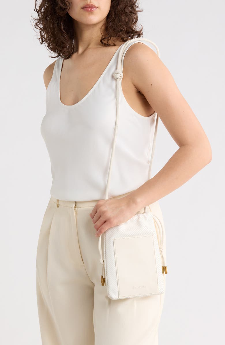 Dolce Vita Evie Bucket Crossbody Bag, Alternate, color, White