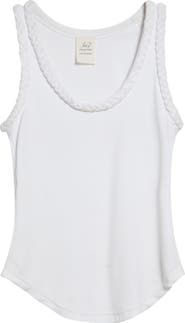 Cinq à Sept Braid Accent Tank