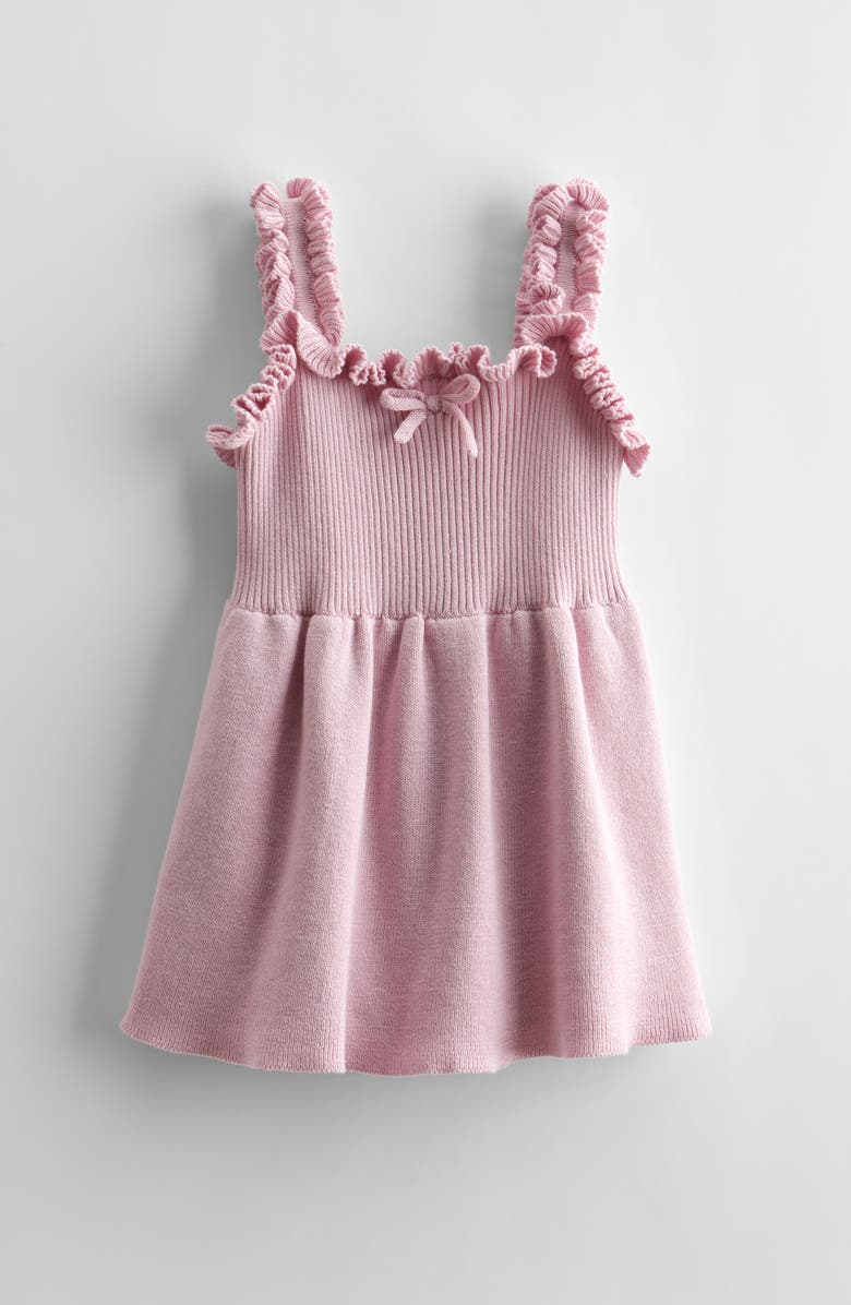 Nordstrom Ruffle Accent Skirted Sweater Bodysuit, Main, color, Purple Fragrant