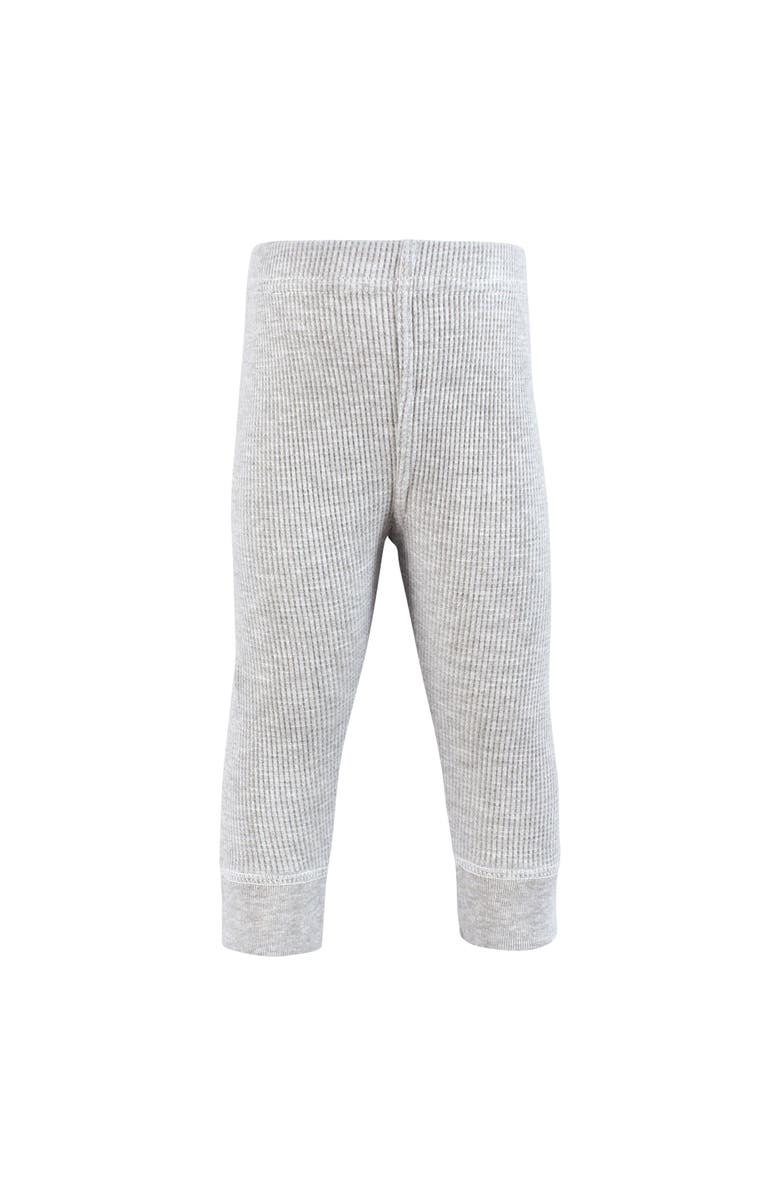 Hudson Baby Warm Slim-Fit Ankle Pants 4-Piece Set, Alternate, color, Buffalo Plaid Leopard