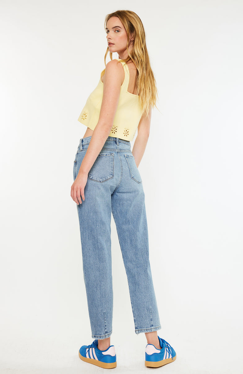 KanCan Gabby High Rise Slouch Fit Jeans, Alternate, color, Medium Wash