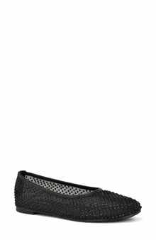 Burnne Studded Mesh Flat