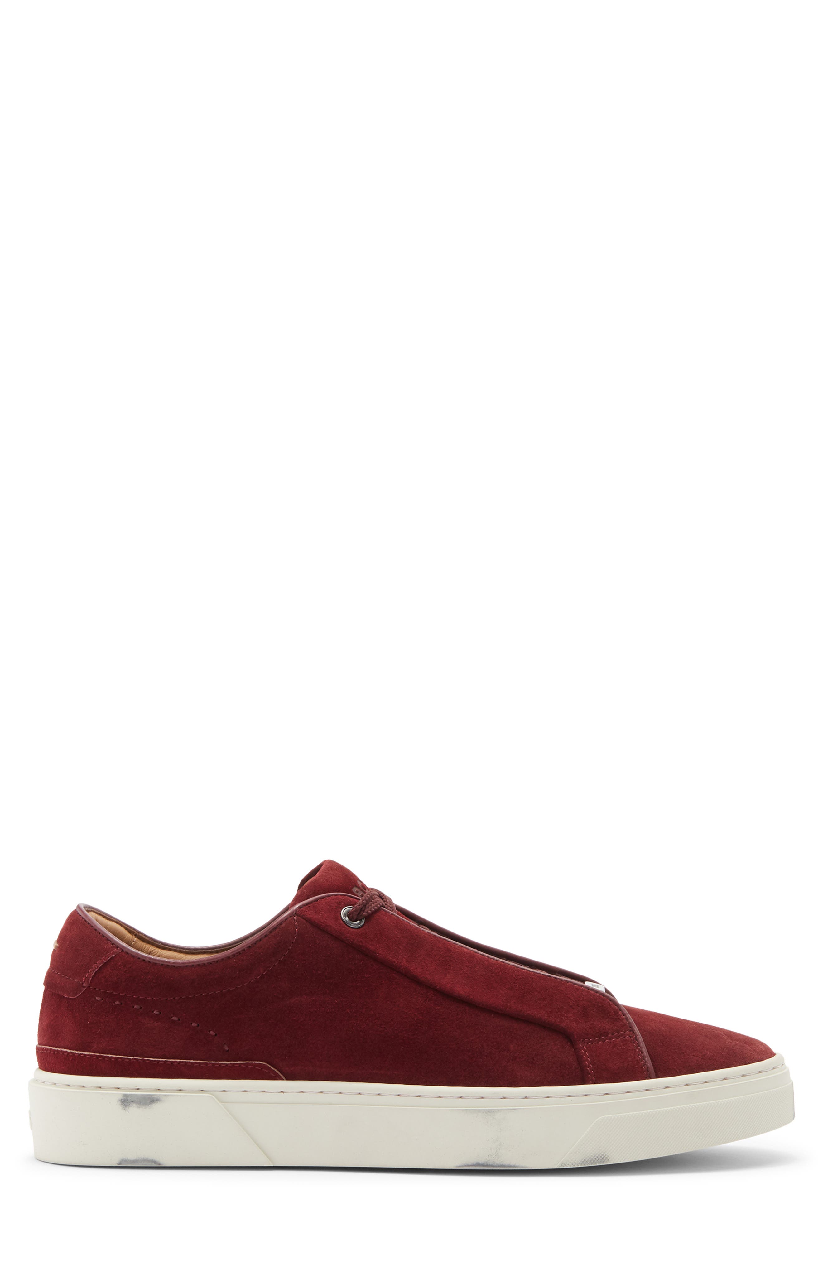 Gary Low Top Sneaker, Alternate, color, MEDIUM RED