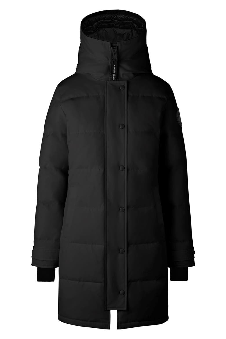 Shelburne 625 Fill Power Down Parka, Alternate, color, BLACK