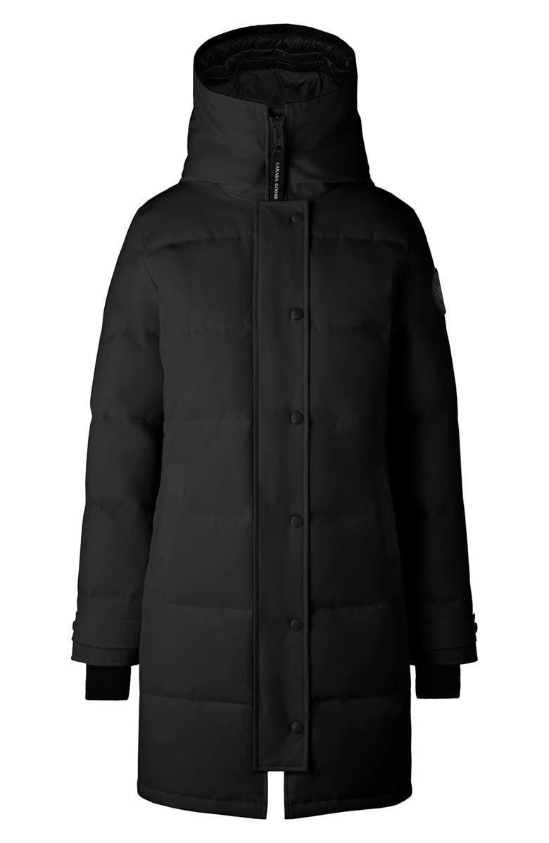 Canada Goose Shelburne Water Resistant 625 Fill Power Down Parka, Alternate, color, Black