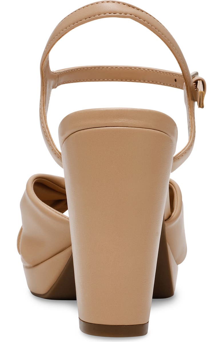 Anne Klein Velia Ankle Strap Platform Sandal, Alternate, color, Biscotti