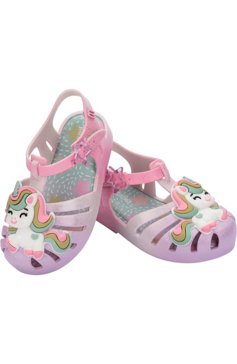 Mini Melissa Kids' Mini Possession Sandal, Alternate, color, Yellow/ Pink/ Purple/ Green