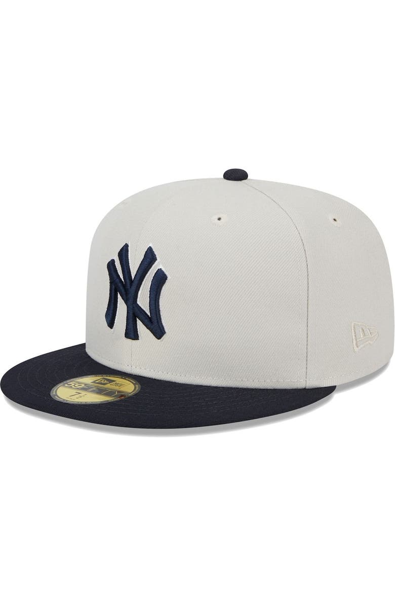 New Era Men's New Era Gray/Navy New York Yankees World Class Back Patch 59FIFTY Fitted Hat, Main, color, Gray