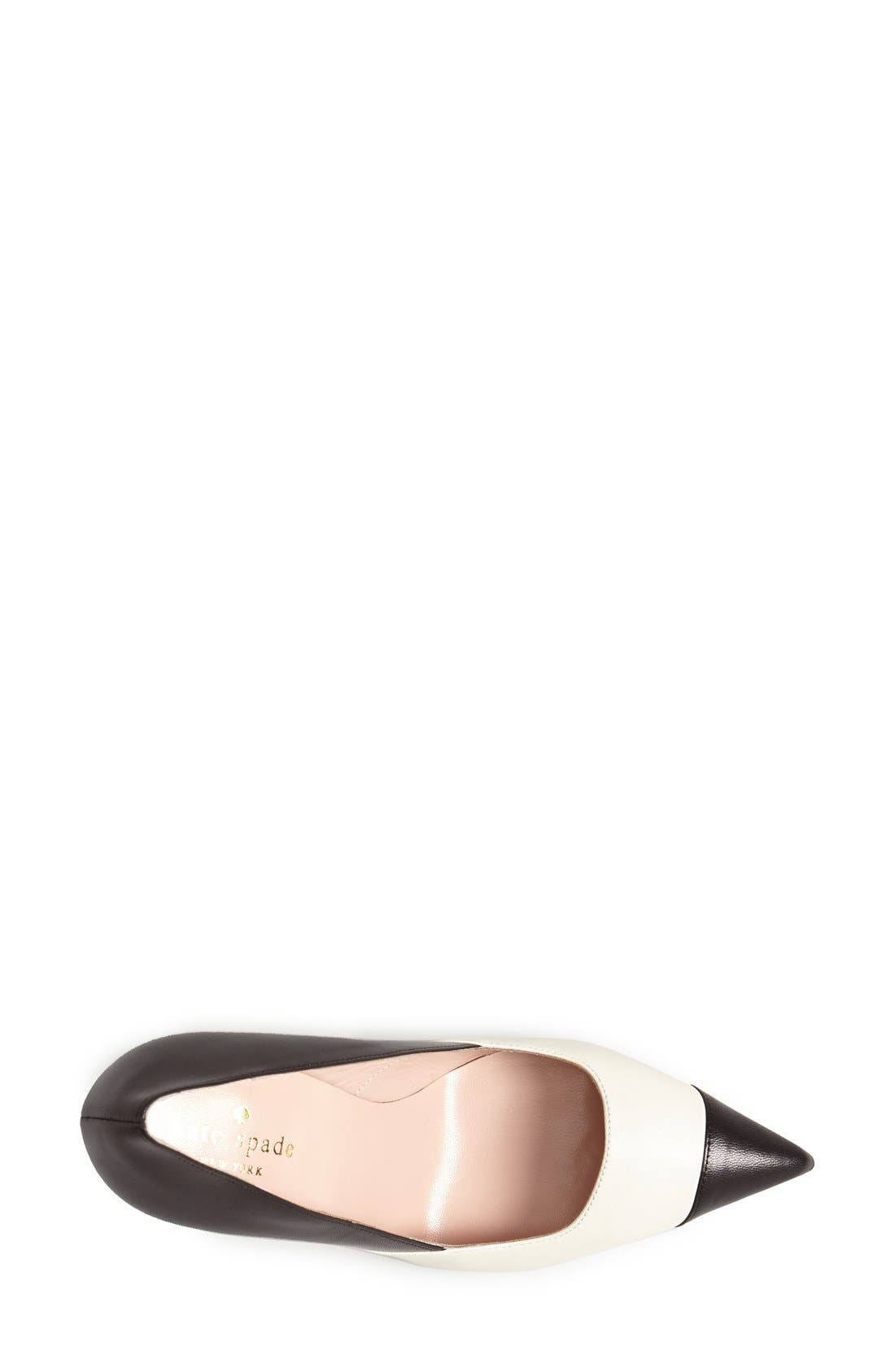Kate Spade New York 'lentica' pointy toe pump, Alternate, color, 