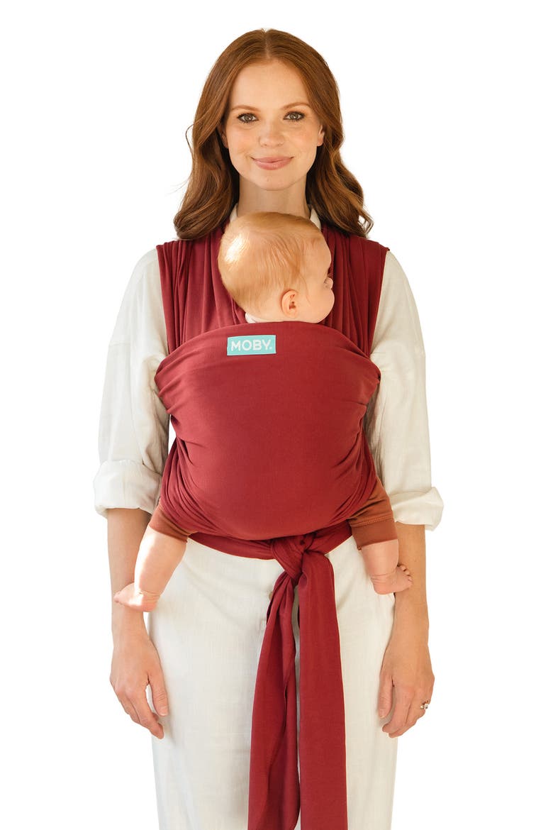 Classic Baby Wrap Carrier, Alternate, color, RUBY