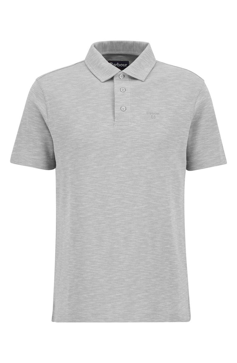 Barbour Hepple Slub Cotton Piqué Polo, Alternate, color, Concrete