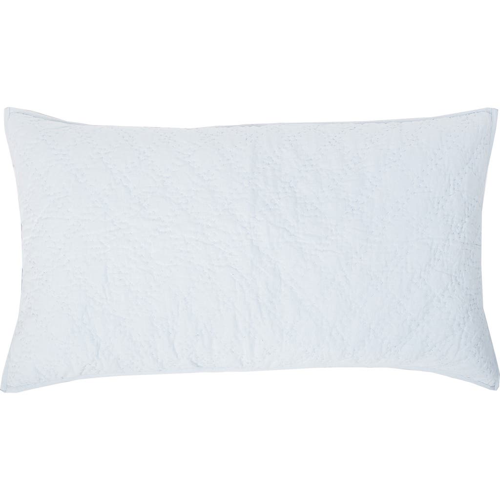 Elisabeth York Sutton Fog King Sham In White