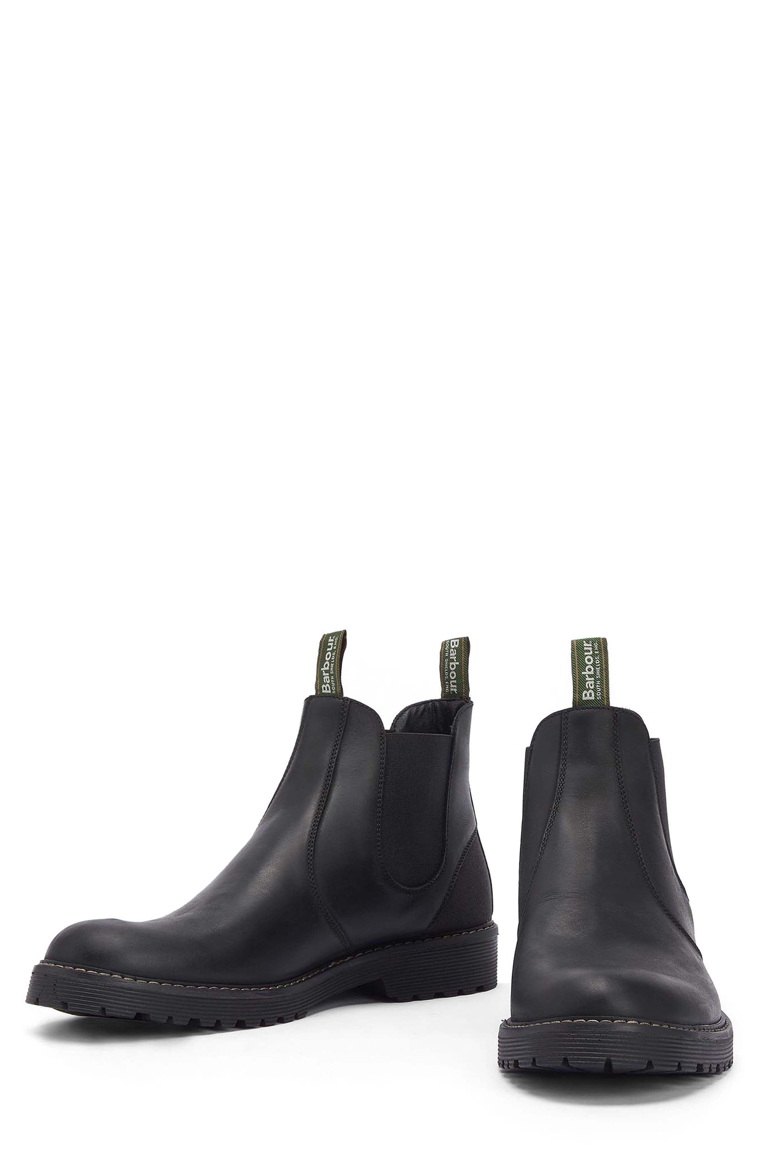 Barbour Patton Waterproof Chelsea Boot, Alternate, color, 