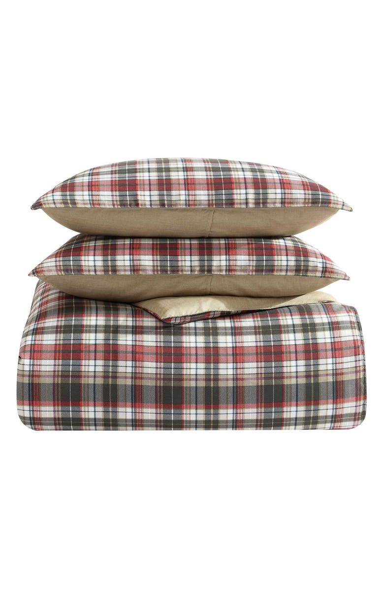 Eddie Bauer Astoria Plaid Reversible Duvet Cover Set, Main, color,