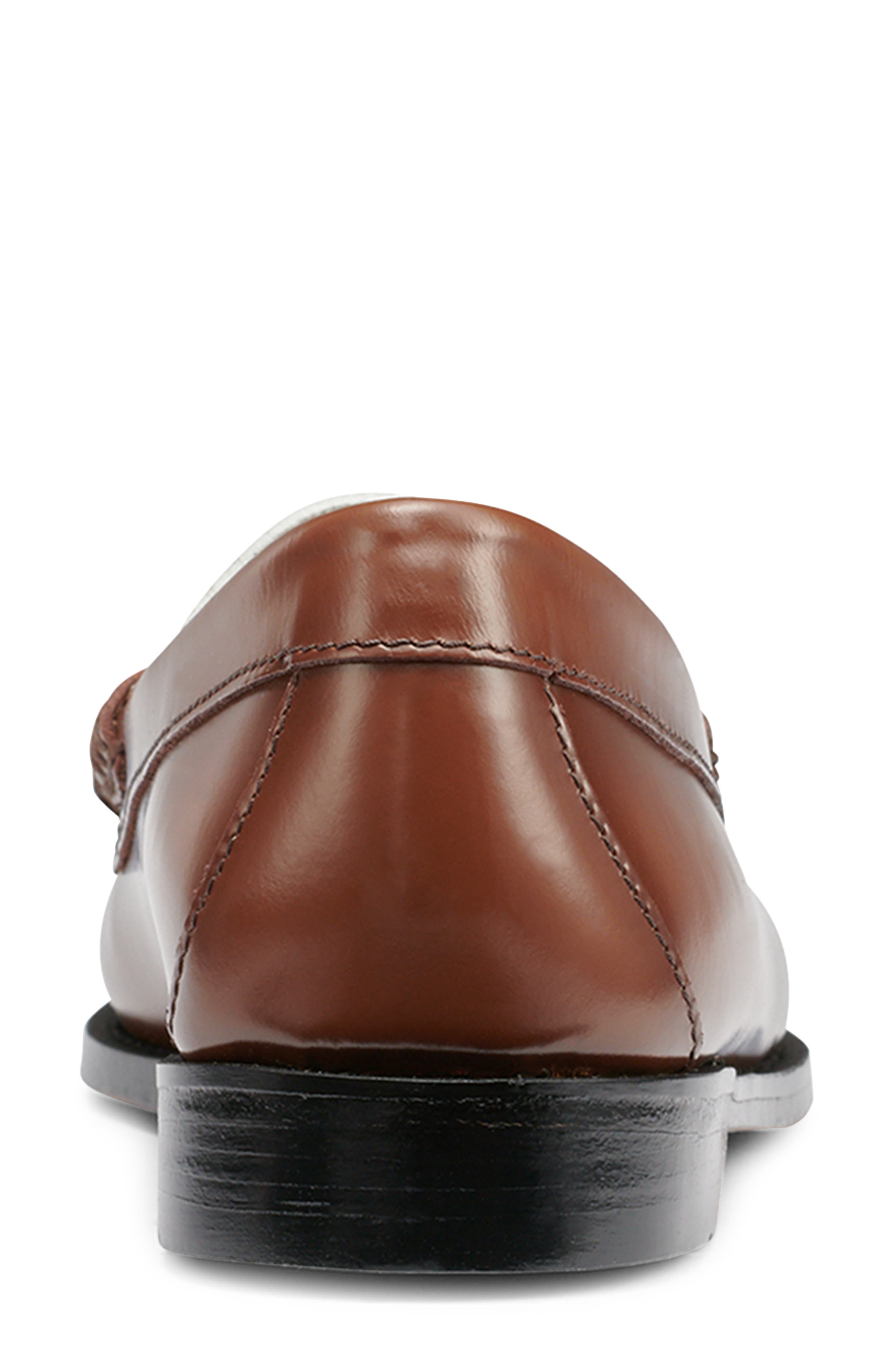 G.H.BASS Whitney Leather Loafer, Alternate, color, Tan/ White
