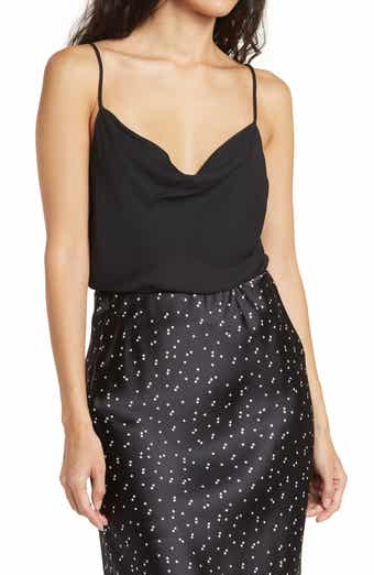 Renee C Cowl Neck Sleeveless Tank