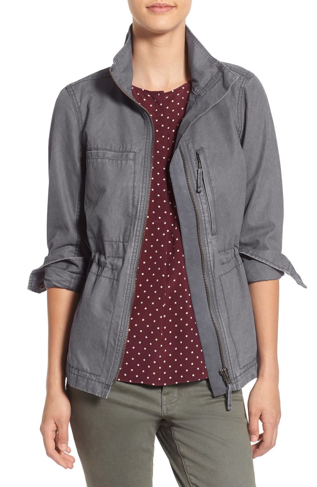 Madewell Fleet Jacket In Gray