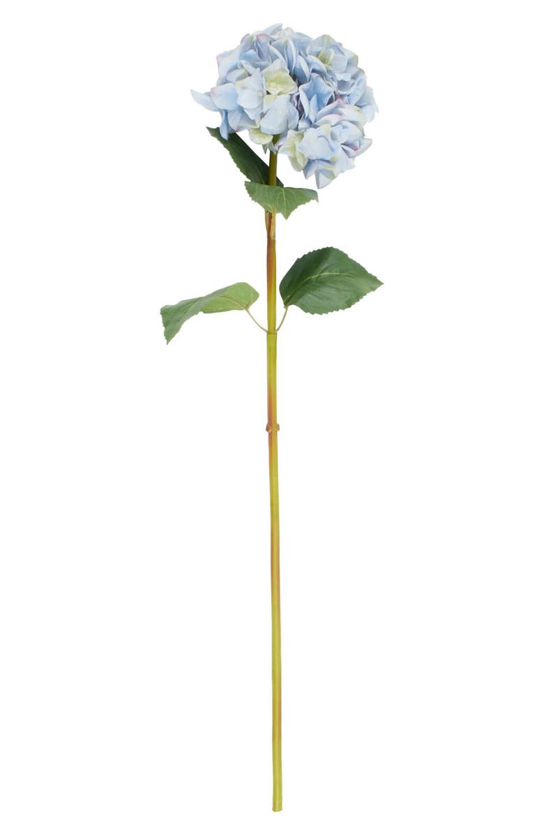 SONOMA SAGE HOME Set of Eight Blue Hydrangea Artificial Flowers, Alternate, color, Blue