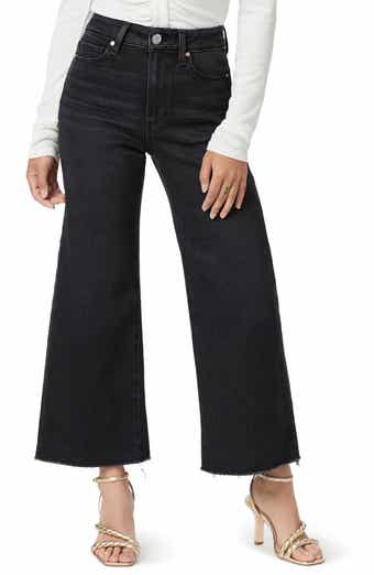 Anessa High Waist Crop Wide Leg Jeans
