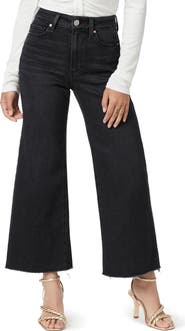 PAIGE Anessa High Waist Crop Wide Leg Jeans