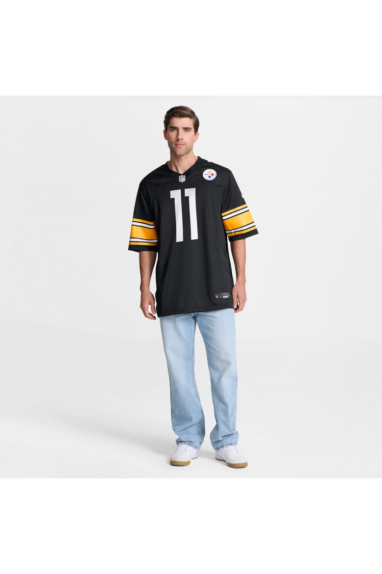 Men's Nike Michael Pittman Jr. Black Pittsburgh Steelers Game Jersey, Alternate, color, Black
